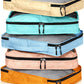 5 Pcs Packing Cubes for Suitcase Large Travel Cubes Carry on Luggage Organizer Bags for Clothes Accessories (L,Pastel)