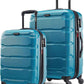 Samsonite Omni PC Hardside Expandable Luggage with Spinner Wheels, Carribbean Blue, 2-Piece Set (20/24)