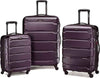 Samsonite Omni PC Hardside Expandable Luggage with Spinner Wheels, Purple, 3-Piece Set (20/24/28)