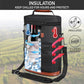 opux Wine Bag 2 Bottle Wine Tote Carrier, Insulated Wine Cooler Bag for Travel Picnic, Leakproof Portable Bottle Padded Case, Wine Gifts For Women Men Wine Lovers Christmas, Black
