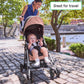 Ingenuity3D Mini Convenience Stroller – Lightweight Stroller, Compact Fold, Multi-Position Recline, Canopy with Pop Out Sun Visor and More – Umbrella Stroller for Travel, Dusty Rose Pink