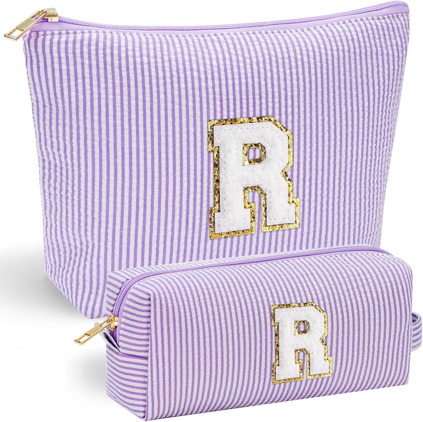 YOOLIFE Gifts for Women, Makeup Bag Make Up Bag Pouch Cosmetics Organizer Bag Cute Makeup Bag Gift for Wife Personalized Best Friend Birthday Gifts Birthday Gifts Sister Daughter Gifts R - Roamly