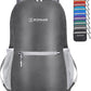 ZOMAKE Ultra Lightweight Hiking Backpack 20L, Packable Small Backpacks Water Resistant Daypack for Women Men(Medium Grey)