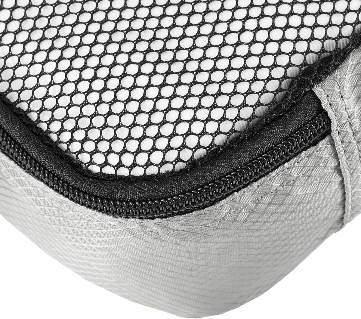 Amazon Basics Small Packing Cubes for Travel, Packing Organizers, 4-Piece-Set With Double Zipper Pulls and Mesh Top Panel, 100% Durable Polyester, Gray, 11"L x 6.8"W x 3"H - Roamly