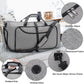 100L Duffle Bag for Travel, Large Foldable Waterproof Travel Duffel Bags Weekender Overnight Bag for Men and Women with Shoe Compartment - Roamly