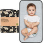 KeaBabies Portable Diaper Changing Pad, Easy Wipe Clean - Foldable Waterproof Baby Changing Mat for Diaper Bag, Compact, Lightweight, 25x13 Baby Changer Travel Essential, Machine Washable (Dino Ridge)