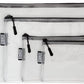 GOBAGS Air Production Multi‑Size Clear Zipper Pouch (4‑Pack) – Cable Organizer & Travel Gear Bag for Electronics, Camera Accessories, Tool Pouch & Small Tech Storage