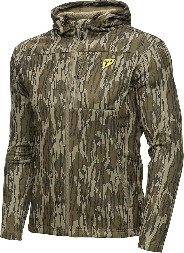 SCENTBLOCKER Shield Series Silentec Midweight Jacket, Camo Hunting Clothes for Men
