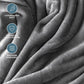 Bare Home Fleece Blanket - Throw Travel Blanket - Grey - Lightweight Blanket for Bed, Sofa, Couch, Movie Night, Camping, and Travel - Microplush - Ultra Soft Warm Blanket (Throw/Travel, Grey)