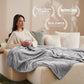 Bare Home Fleece Blanket - Throw/Travel - Ultra-Soft Lightweight for Bed, Sofa, and Couch - Luxury Microplush - Cozy Warm Blanket (Throw/Travel, Light Grey)