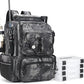 Rabjen Fishing Tackle Backpack, 45L Storage Waterproof Travel Bag Store Fishing Gear with Insulated Top Pocket