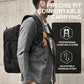 TSA-Friendly Travel Backpack with Laptop Compartment, 30L Carry-On Backpack for Men & Women, 180° Lay-Flat Design, Waterproof & Durable 1000D Oxford, Fits 15.6" Laptop