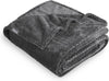 Bare Home Textured Fleece Blanket - King Size - Ultra-Soft Lightweight for Bed, Sofa, and Couch - Luxury Microplush - Cozy Warm Blanket (King, Chevron Grey)