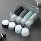 Travel Bottles - 8 Pack, TSA Approved Travel Size Toiletries, Leak Proof Silicone Squeezable Containers in Clear Bag
