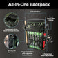 Evolution Fishing Drift Series Tackle Backpack, Outdoor Rucksack w/ 6 Fishing Tackle Trays, Heavy Duty