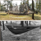 Night Cat Flat Lay Hammock Tent: Portable Lightweight Camping Hammock with Mosquito Net Waterproof Rainfly for 1 Person Outdoor Camping Camouflage