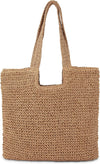 Straw Beach Tote Bag: Large Summer Boho Woven Bags - Rattan Handmade Shoulder Handbags for Women