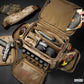 Savior Equipment Specialist Series Tactical Triple Pistol Shooting Range Hunting Duffle Bag Gun Carrying Case, Rigid Compartment Frame, Lockable Zippers