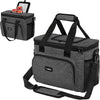 OPUX Soft Cooler Bag, Insulated Collapsible Lunch Cooler Tote for Men Work Camping Beach Travel, Portable Soft Sided Leakproof Waterproof Large Lunch Bag Box with Shoulder Strap 30 Cans, Charcoal Gray