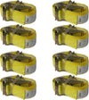 8 Pack Ratchet Strap 2" x 16' E Track Heavy-Duty Cargo Tie Downs 4400LBS