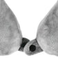 Inflatable Travel Neck Pillow: Extra-Soft, Cushion. for Airplanes, Trains, Cars, Portable Travel Accessory-with Carrying Pouch for Cell Phone and Passport Etc. (Grey 2 Pack)