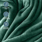 Bare Home Fleece Blanket - Full/Queen - Ultra-Soft Lightweight for Bed, Sofa, and Couch - Luxury Microplush - Cozy Warm Blanket (Full/Queen, Forest Green)
