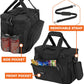 OPUX Soft Cooler Bag, Insulated Collapsible Lunch Cooler Tote for Men Work Camping Beach Travel, Portable Soft Sided Leakproof Waterproof Large Lunch Bag Box with Shoulder Strap 30 Cans, Black
