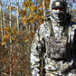 skiguard Bino Harness with Rangefinder Pouch & Rain Cover, Lightweight Binocular Harness Chest Pack