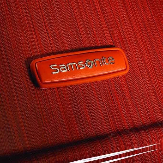 Samsonite Winfield 2 Hardside Expandable Luggage with Spinner Wheels, Orange, Checked-Large 28-Inch