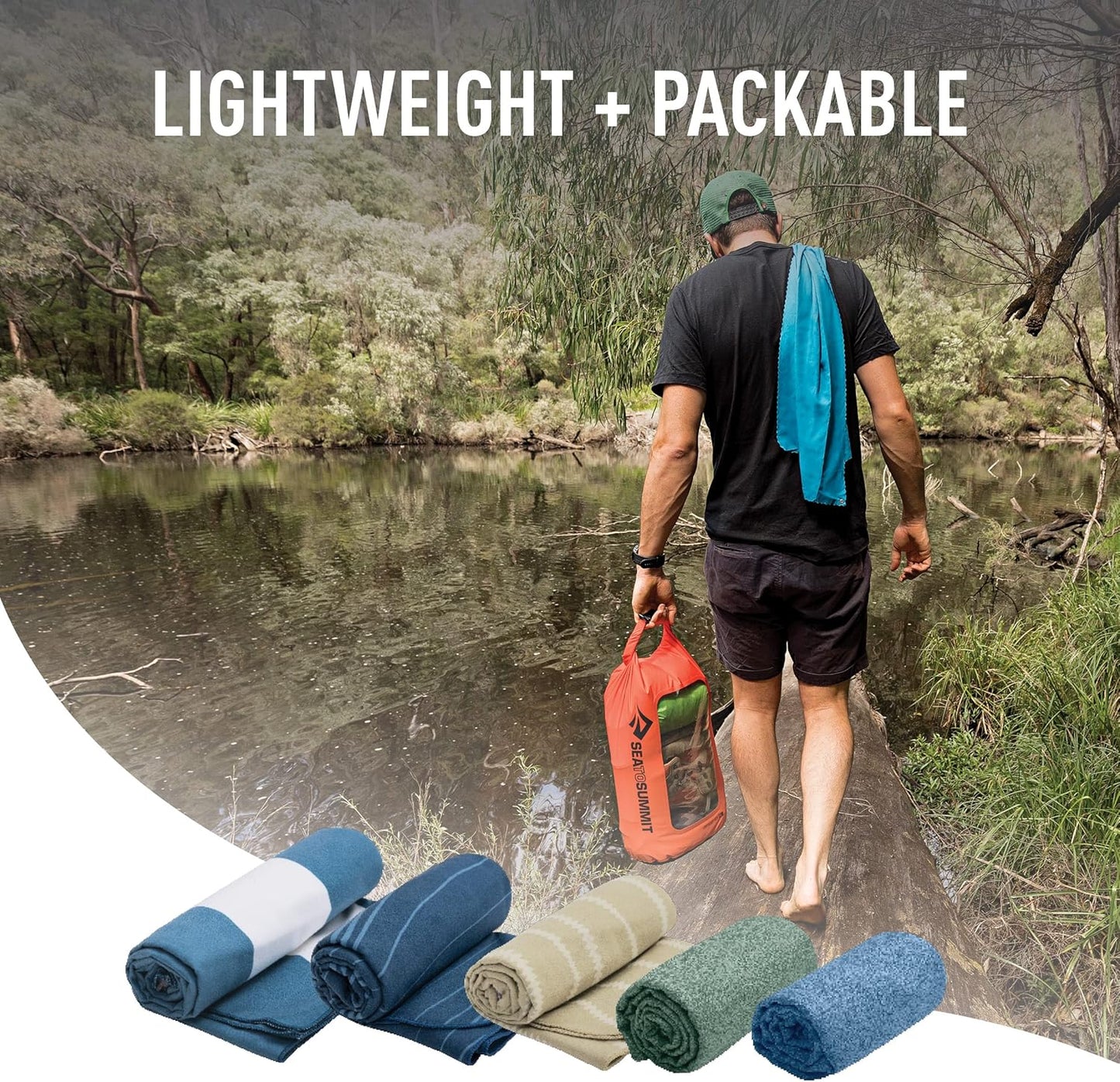 Sea to Summit Drylite Towel, Lightweight Camping and Travel Towel