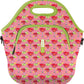 Sok It LunchTote Zippered Bag Insulated Neoprene Caddy (Lime After Lime, X-Large 6.5 Quart Lunch Tote)