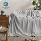 Bare Home Fleece Blanket - Giant Size - Ultra-Soft Lightweight for Bed, Sofa, and Couch - Luxury Microplush - Cozy Warm Blanket (Giant, Light Grey)