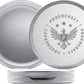 Metal Pouch Can | Metal Container | Slim EDC Pocket Tin | Airtight & Moisture-Resistant | Compact Daily Organizer | Pill Case & Travel Tin | Father’s Day Gift for Dad | (Insignia Ed, Silver, Slim)