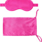 Silk Sleep Mask Light Blocking Luxury 100% Mulberry 19mm Silk Eye Mask Eye Cover Blindfold Ultra Soft Light & Comfy Anti Aging Skin Care with Travel Bag Gift Package