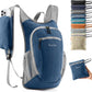 10L Small Hiking Backpack Travel Daypack Lightweight Packable Back Pack for Women Men(Navy Blue) - Roamly