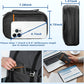 Electronics Organizer,Travel Cord Organizer Pouch, Portable Cable Organizer Bags, Waterproof Electronic Accessories Storage Case for Cables, Cords, Charger, Phone (Single Layer-Small-Black)