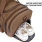 WITZMAN Mens Duffle Bags for Traveling Canvas Weekender Travel Bag Expandable Overnight Bag Carry on Bag(A8007 Brown) - Roamly
