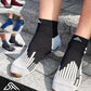 Compression Sport Running Socks: Athletic Socks for Men Women with Cushion,3 Pairs Work Hiking Basketball Ankle Socks