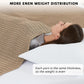 L'AGRATY Knitted Weighted Blanket - 50"x60" 10lbs Cooling Chunky Knit Heavy Blanket for Adults Braided Crochet Throw Thick Cable Yarn Knit Decorative No Beads Evenly Weighted Machine Washable