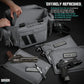 Savior Equipment Specialist Series Tactical Triple Pistol Shooting Range Hunting Duffle Bag Gun Carrying Case, Rigid Compartment Frame, Lockable Zippers