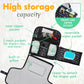 Kopi Baby Portable Diaper Changing Pad - Baby Diaper Changer Travel Bag with Wipes Pocket, Smart Design Portable Changing Mat, Infant Travel Station Kit, Gift for Newborn Girl & Boy - Black Arrows