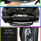 Freegrace Waterproof Dry Bags Set of 3 Dry Bag with 2 Zip Lock Seals & Detachable Shoulder Strap, Waist Pouch & Phone Case - Can Be Submerged Into Water - for Swimming (Black(Window), 20L)