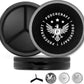 Metal Pouch Can | Metal Container | Slim EDC Pocket Tin | Airtight & Moisture-Resistant | Compact Daily Organizer | Pill Case & Travel Tin | Father’s Day Gift for Dad | (Insignia Ed, Black, Tall)