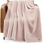UGG Whitecap Plush Throw Blanket Fleece Lightweight Soft Throw for Couch or Bed Luxury Home Decor for Living Room Washable Hypoallergenic Blankets for Dorm Decor, 50-inch x 70-inch, Light Pink Quartz