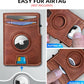 Airtag Wallet for Men,with Money Clip 10 Cards Metal Case Smart Slim Pop Up Credit Card Holder Flip with Magnetic Closure RFID Blocking wallet with Gift Box