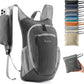 10L Small Hiking Backpack Travel Daypack Lightweight Packable Back Pack for Women Men(Iron Grey) - Roamly