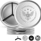Metal Pouch Can | Metal Container | Slim EDC Pocket Tin | Airtight & Moisture-Resistant | Compact Daily Organizer | Pill Case & Travel Tin | Father’s Day Gift for Dad | (Insignia Ed, Silver, Tall)