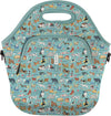 Sok It LunchTote Zippered Bag Insulated Neoprene Caddy (Dog Days Forever, X-Large 6.5 Quart Lunch Tote)