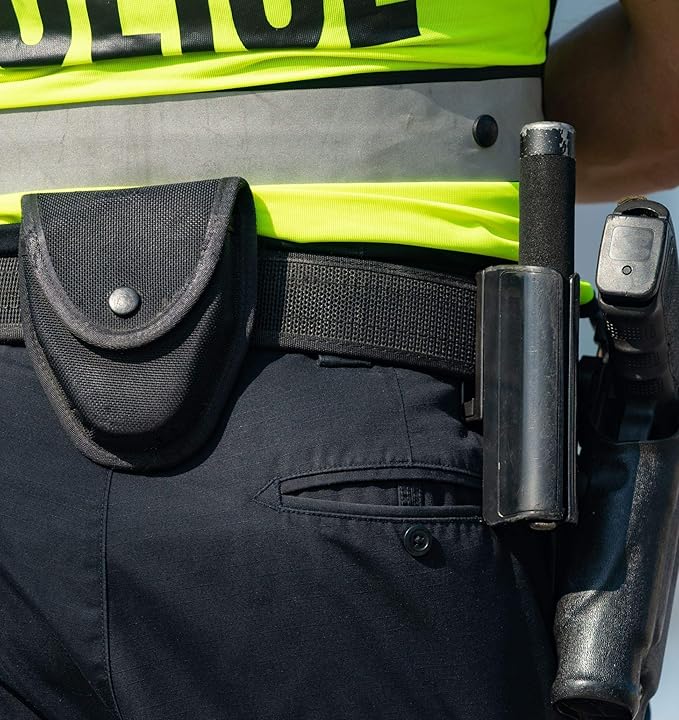 TACNEX Duty Belt w/Hook Lining 4 Keepers 2" Police Law Enforcement Officer Security Nylon Outer Inner Belt
