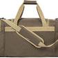 Tactical Range Duffel Heavy Duty Military Molle Gear Travel Sports Gym Bag Lockable Zippers with US Flag Patch (27 In Khaki)